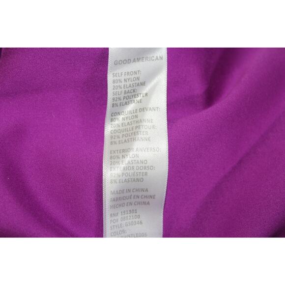 Good American Womens 14 Compression Shine Pants Pop Thistle Magenta Pink - Picture 5 of 6